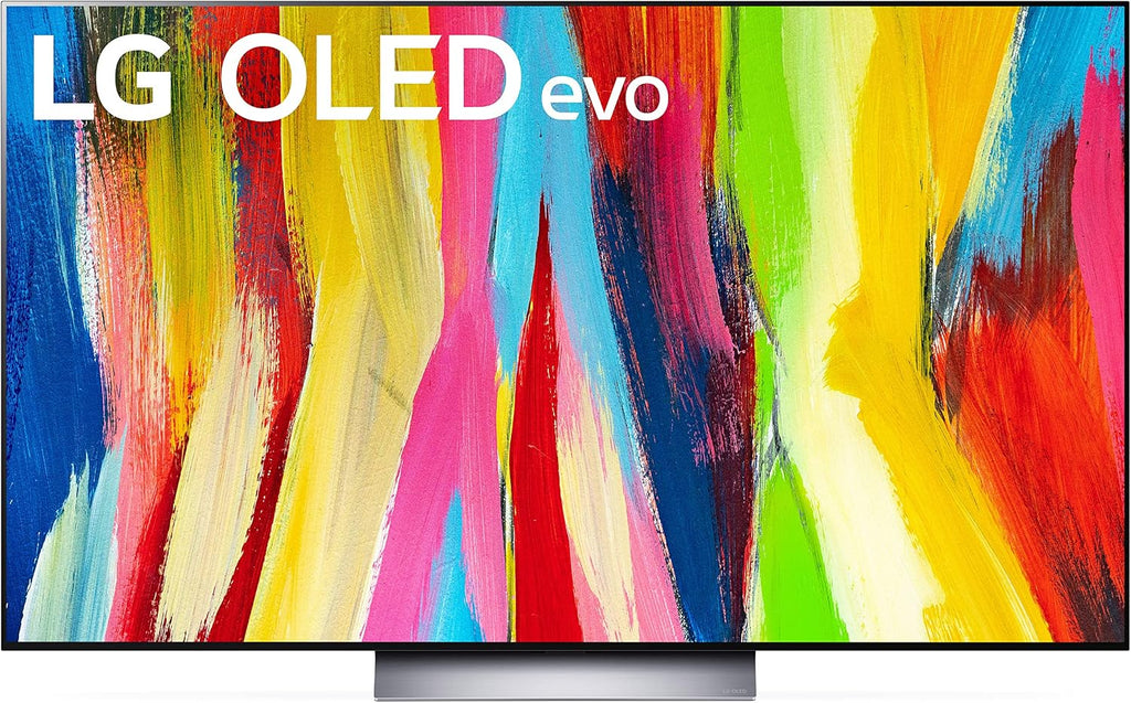 LG 55-Inch Class OLED evo C2 Series Alexa built-in 4K Smart TV, 120Hz Refresh Rate, AI-Powered 4K, Dolby Vision IQ and Atmos, WiSA Ready, Cloud Gaming (OLED55C2PUA, 2022) (Renewed)