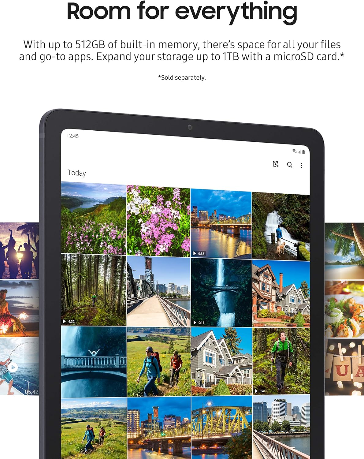 Samsung Galaxy Tab S7+ (5G Tablet) LTE/WiFi (Verizon), Mystic Black - 128 GB (2020 Model - US Version & Warranty) - SM-T978UZKAVZW