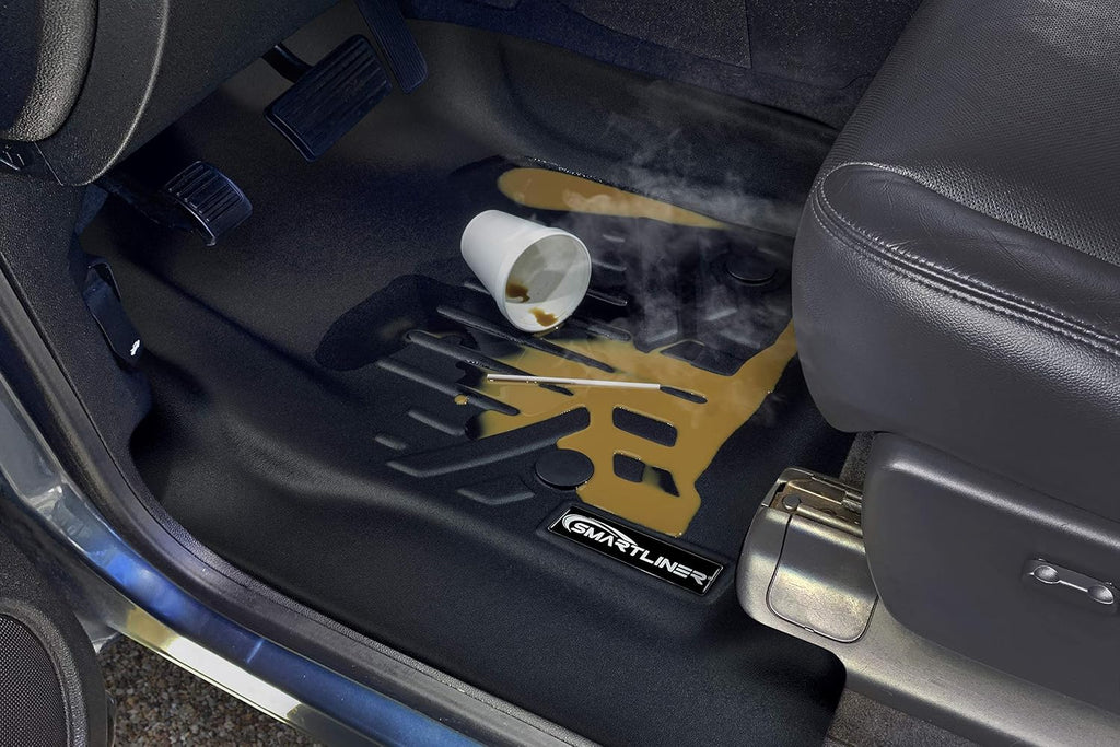 SMARTLINER Custom Fit Floor Mats 1st Row Liner Set Compatible with 2019-2025 Chevrolet Blazer