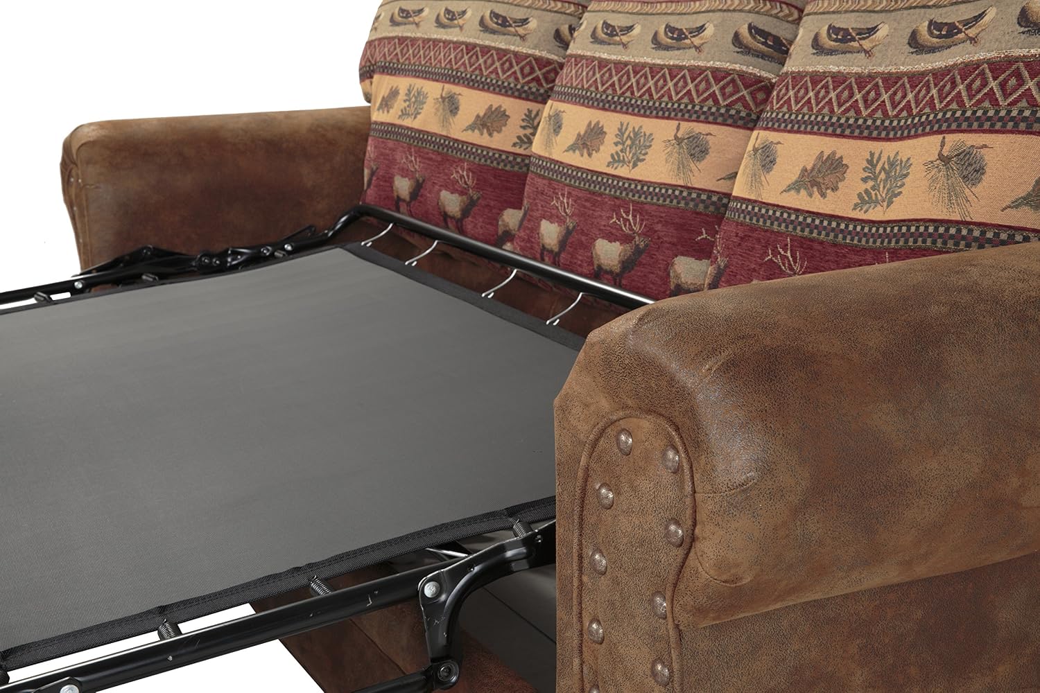 American Furniture Classics Sierra Lodge 4-piece Sleeper Sofa Set in Brown
