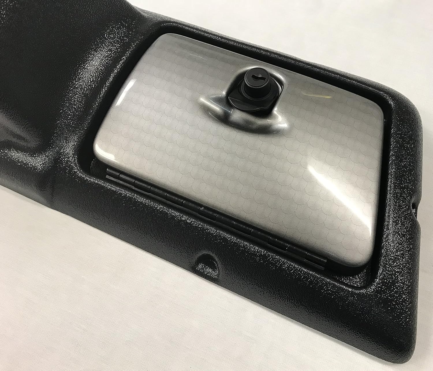 Club Car DS Full Golf Cart Dash in Black with Turned Titanium Doors (FITS 1981 and UP DS Models ONLY)
